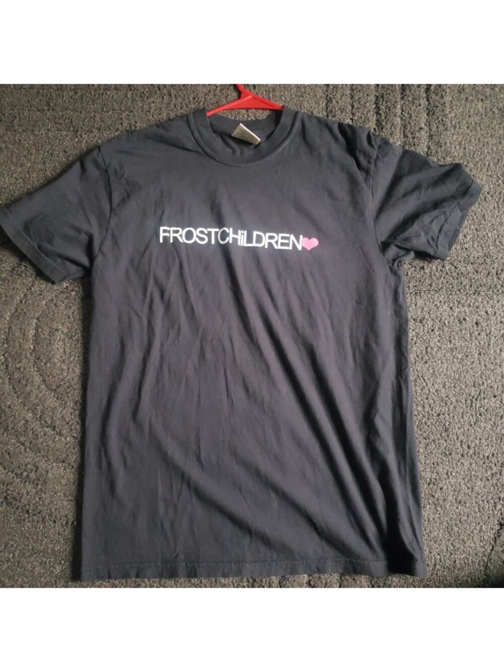 Frost Children Black Graphic Logo Double-Sided Crew Neck T-Shirt Men's M